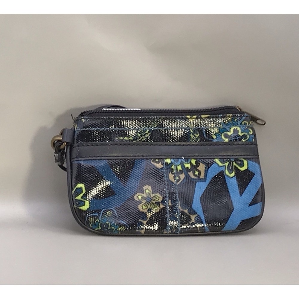 Mudd Wristlet Faux Leather‎ Black Interior Hippie Boho